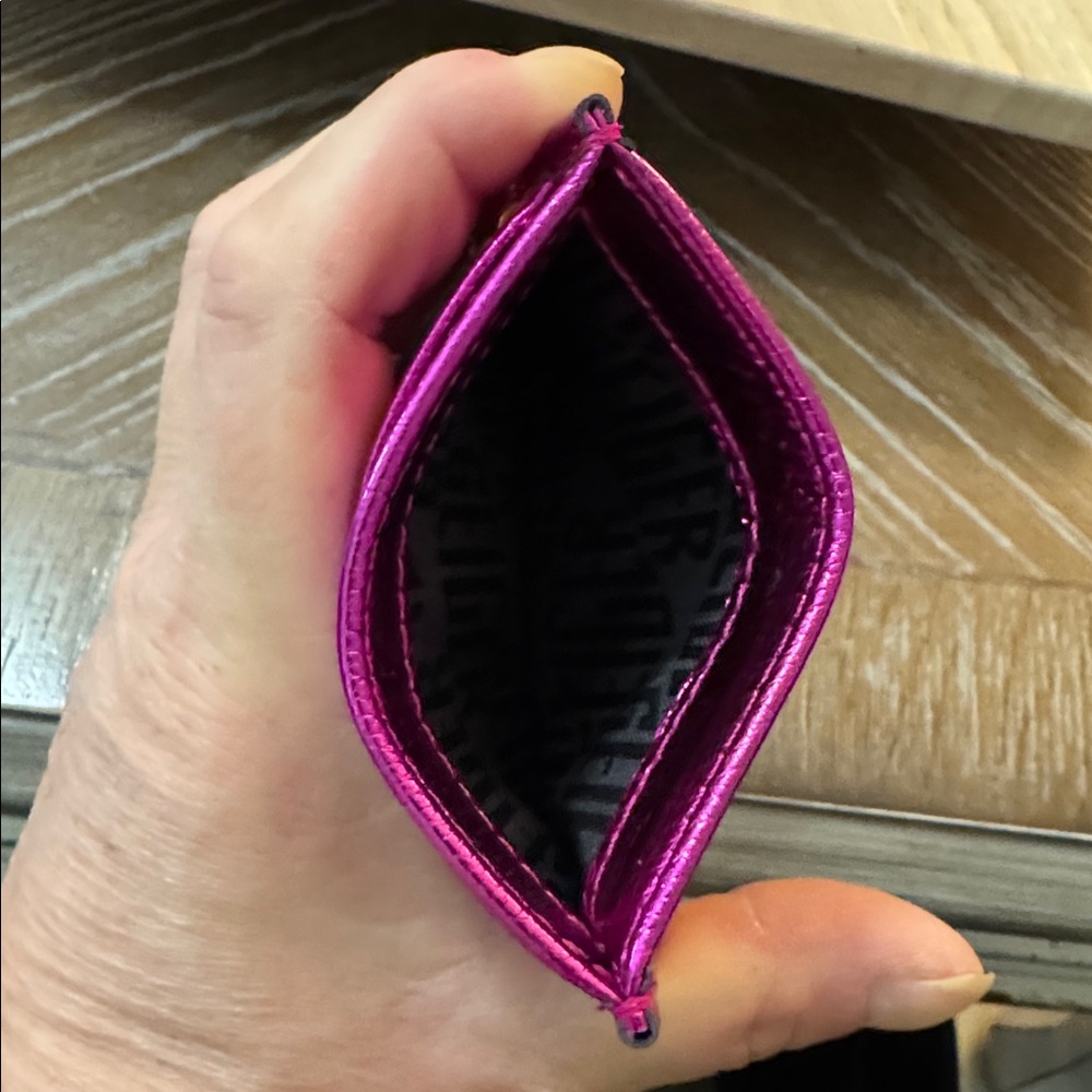 Kurt Geiger Fuchsia and Multicolor Card Holder - Picture 3 of 6